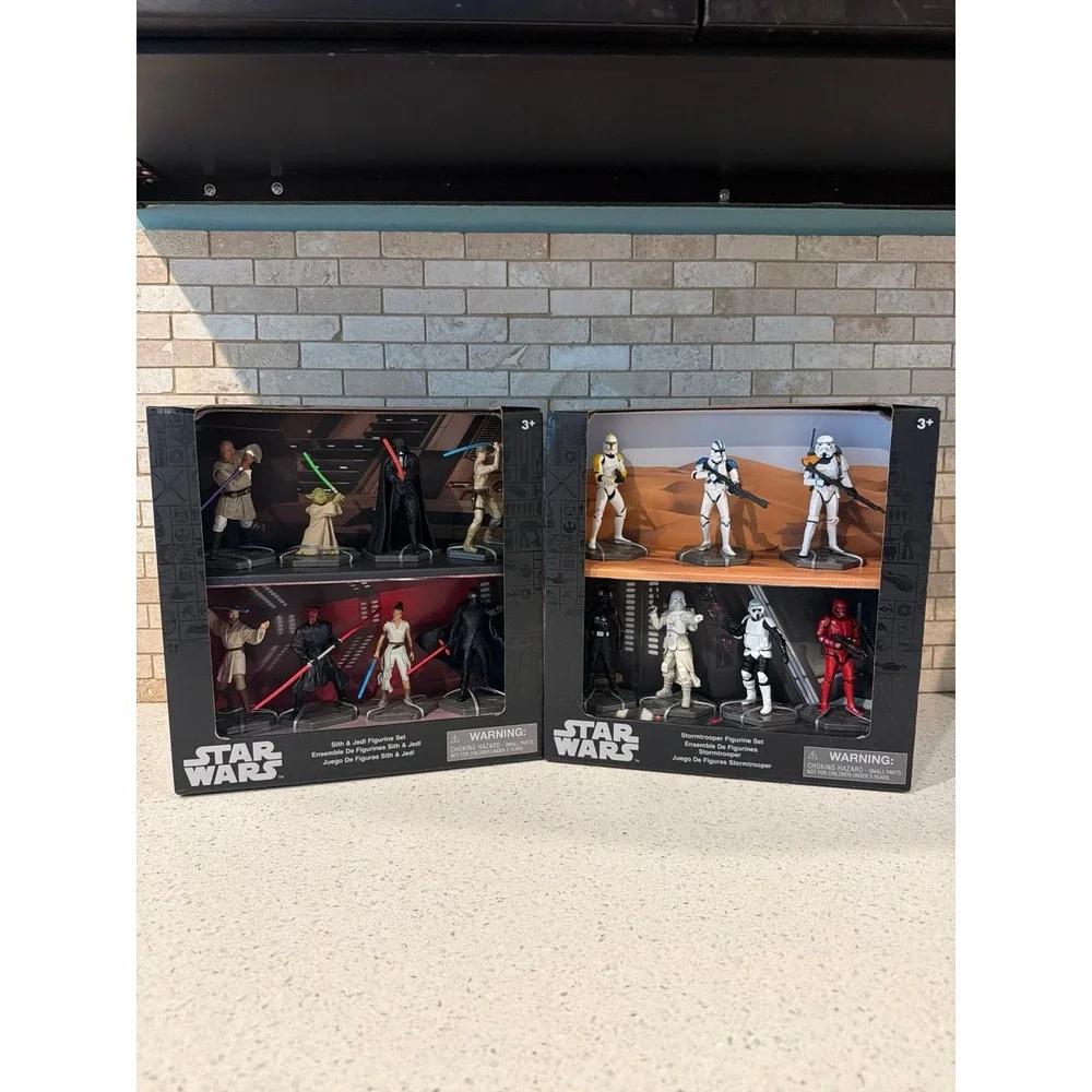 Disney Star Wars Sith & Jedi Figure Set Darth Vader Yoda Kylo Ren Rey New